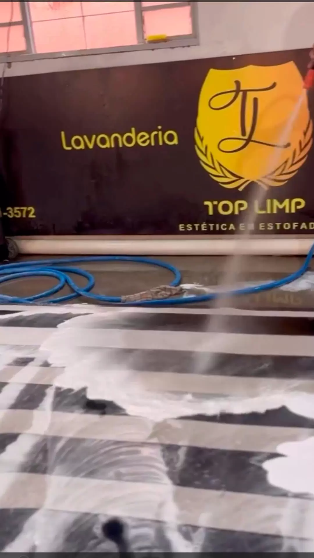 Lavagem profunda de tapete na Lavanderia Top Limp